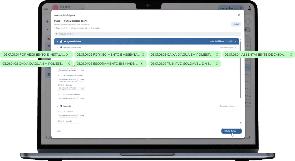FÍSICO-FINANCEIRO EM MINUTOS.